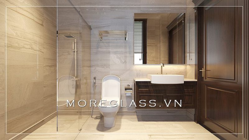 thiết kế phòng tắm kính đẹp